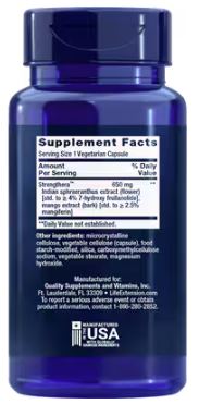 Life Extension Active Vitality & Strength (30 Veg Caps)