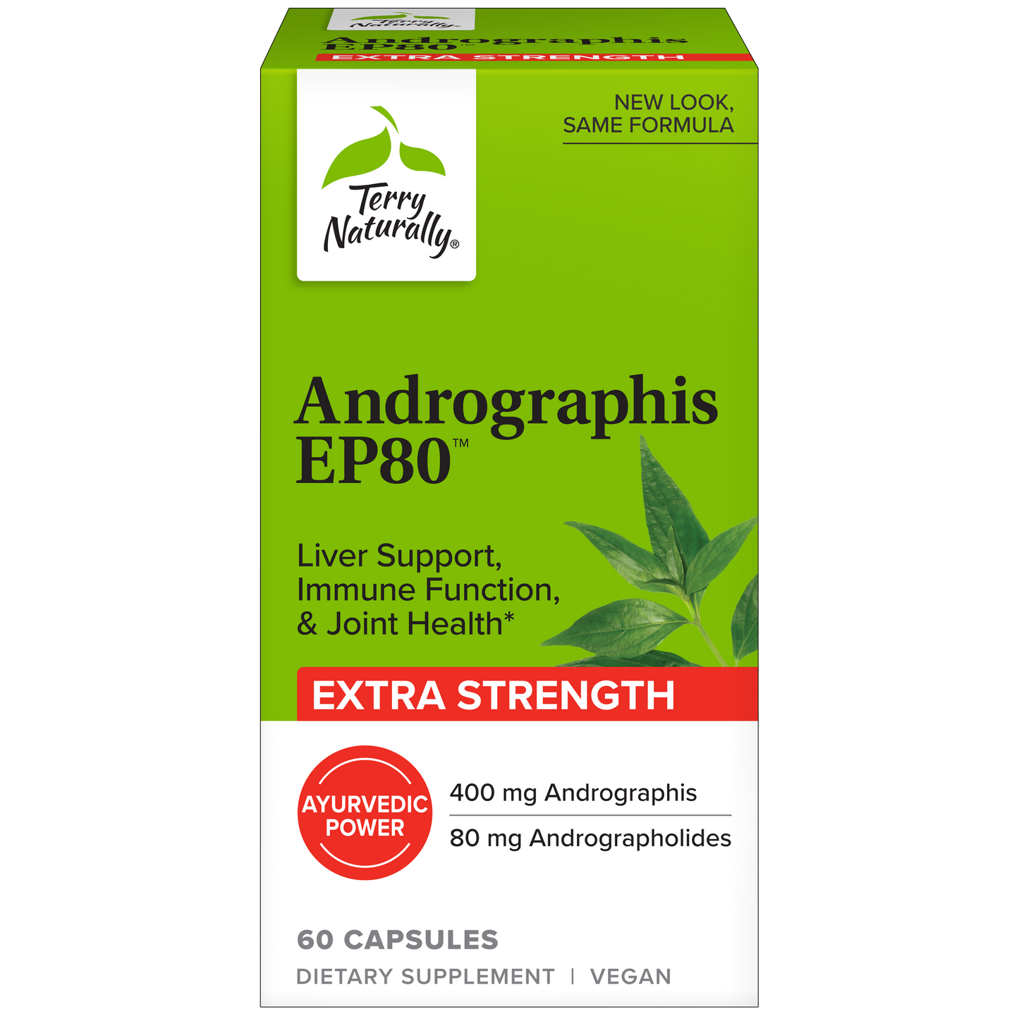 Terry Naturally Andrographis EP80™ Extra Strength (60 Caps)