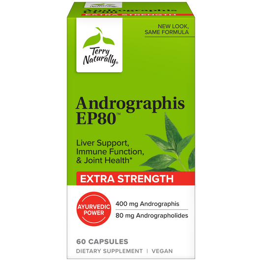 Terry Naturally Andrographis EP80™ Extra Strength (60 Caps)