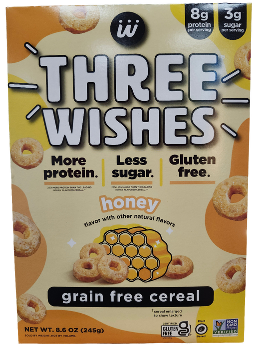 Three Wishes Honey Grain Free Cereal