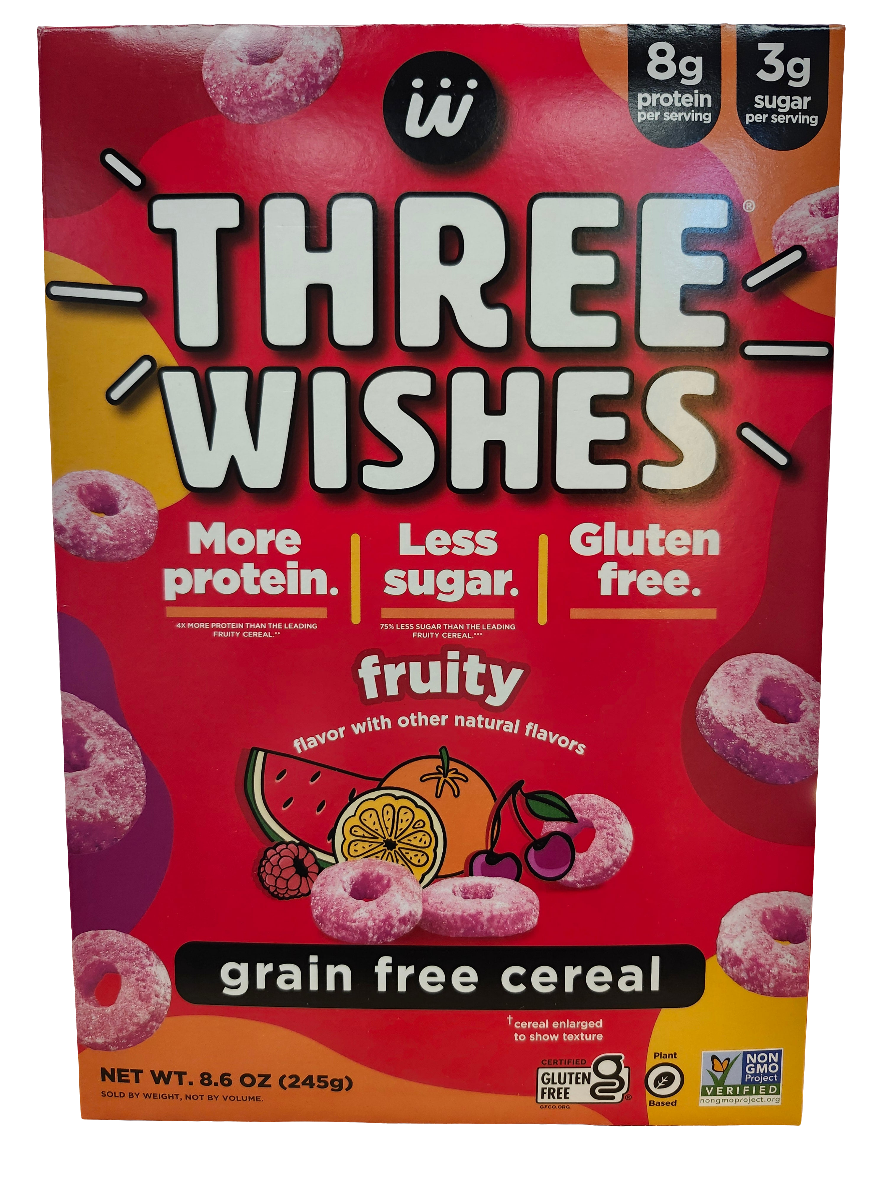 Three Wishes Fruity Grain Free Cereal