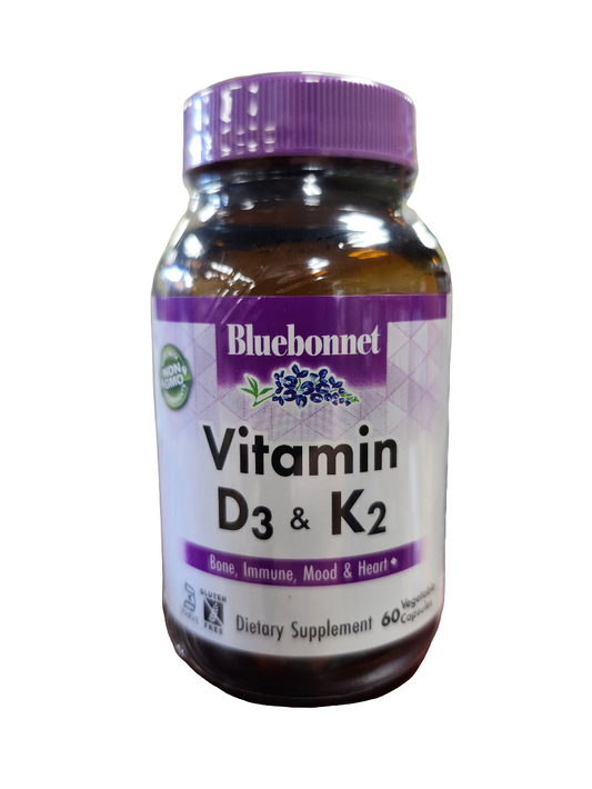 Bluebonnet Vitamin D3  K2