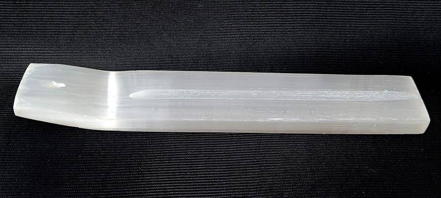 Selenite Incense Burner 7-8"L