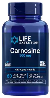 Life Extension Carnosine 500mg (60 Veg Caps)