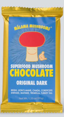 Malama Mushrooms Mushroom Chocolate - Original Dark