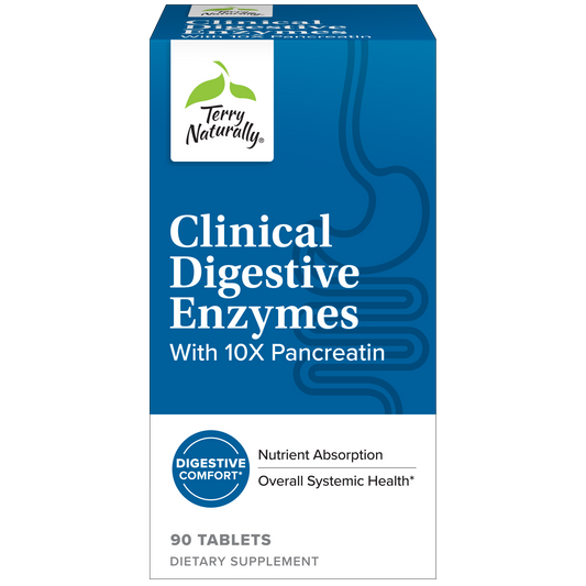 Terry Naturally Clinical Digestive Enzymes With 10x Pancreatin (90 tabs)