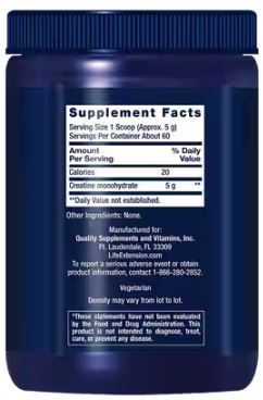 Life Extension Creatine Powder (300 grams)