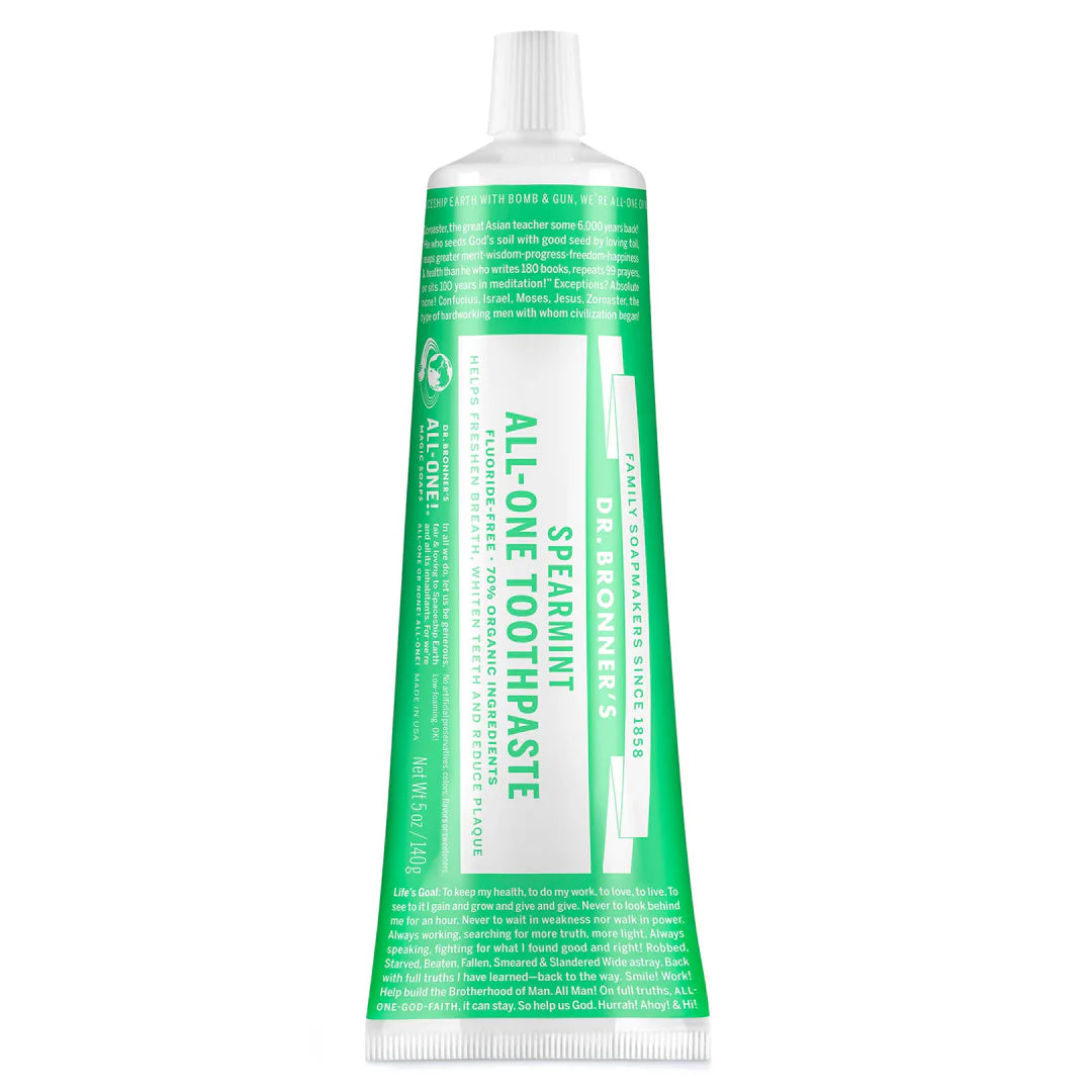Dr. Bronner's Spearmint All-One Toothpaste 5oz