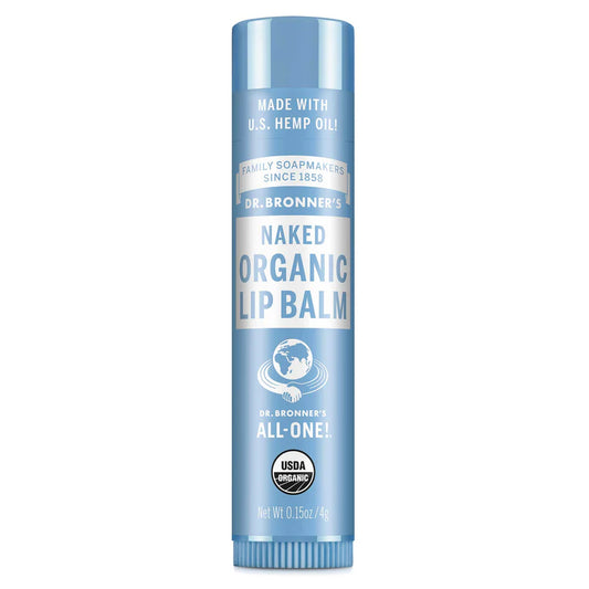 Dr. Bronner's Naked Unscented Organic Lip Balm