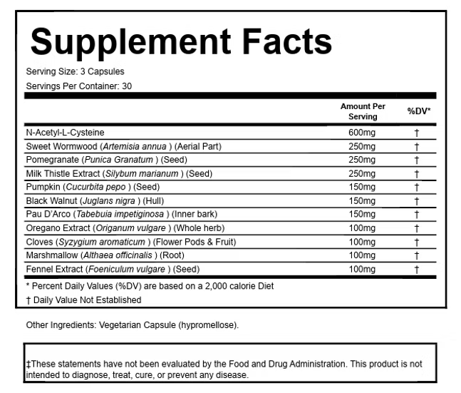 Doctor's Blend Para-Secure (90 Veg Caps)