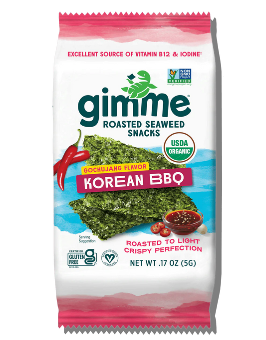 Gimme Korean BBQ Roasted Seaweed Snacks (9g)