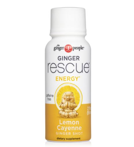 Ginger Rescue® Ginger Shots – Lemon & Cayenne – Energy