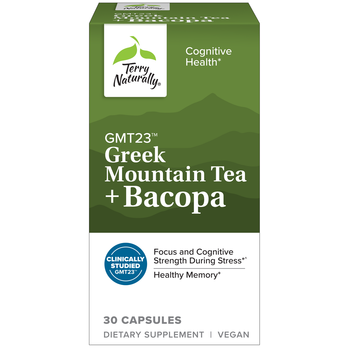 Terry Naturally GMT23™ Greek Mountain Tea + Bacopa