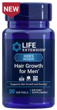 Life Extension Hair Growth for Men (30 Softgels)