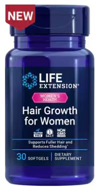 Life Extension Hair Growth for Women (30 Softgels)