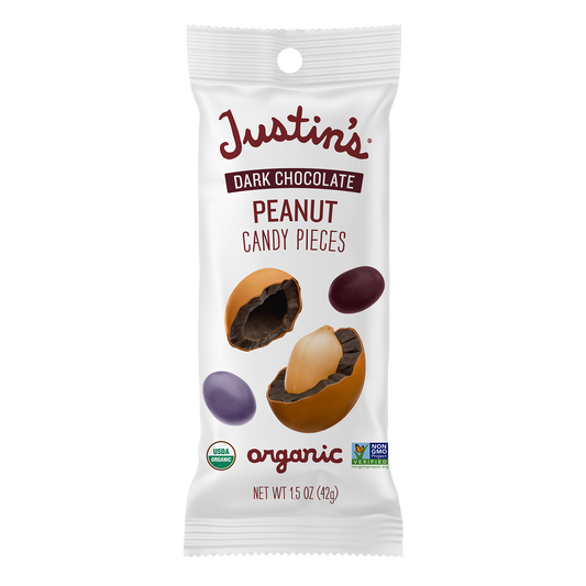 Justin's Dark Chocolate Peanut Candy Pieces (1.5 oz)
