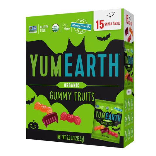 Yumearth Halloween Organic Halloween Gummy Fruits Box