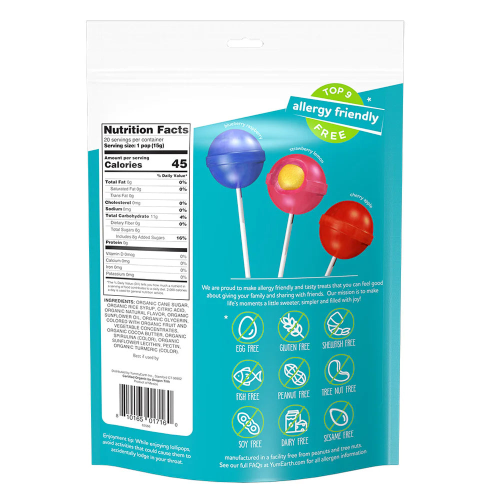 Yumearth Organic Duo Pops 20 ct