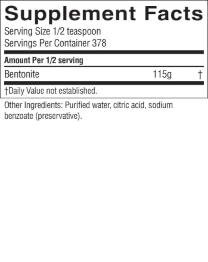 Nature's Sunshine Hydrated Bentonite (32 fl oz)