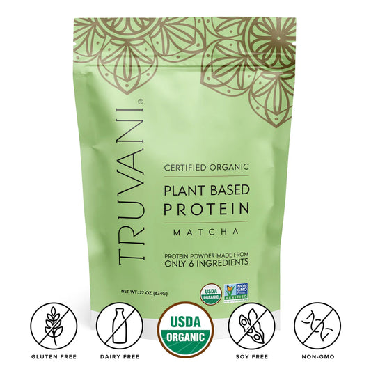 Truvani Plant Based Protein Powder (Matcha) Single Serve