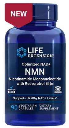 Life Extension NMN Nicotinamide Mononucleotide with Resveratrol Elite™ (90 Veg Caps)