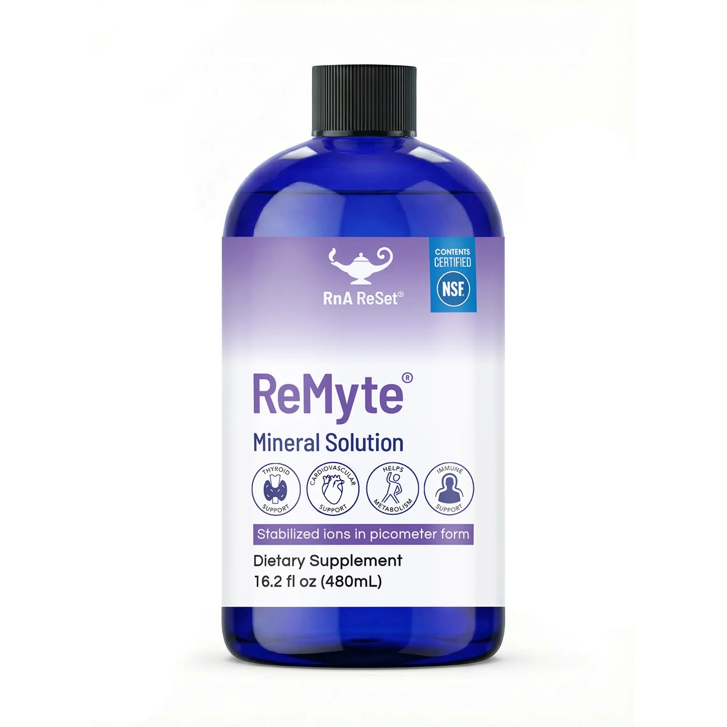 RnA ReSet ReMyte® | 12-Mineral Electrolyte for Cellular Hydration 16 fl oz