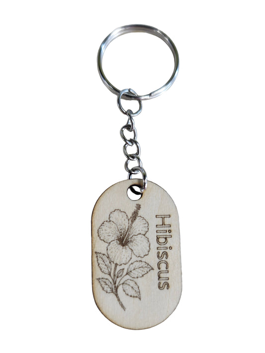 Fine Thymes Wood Keychain