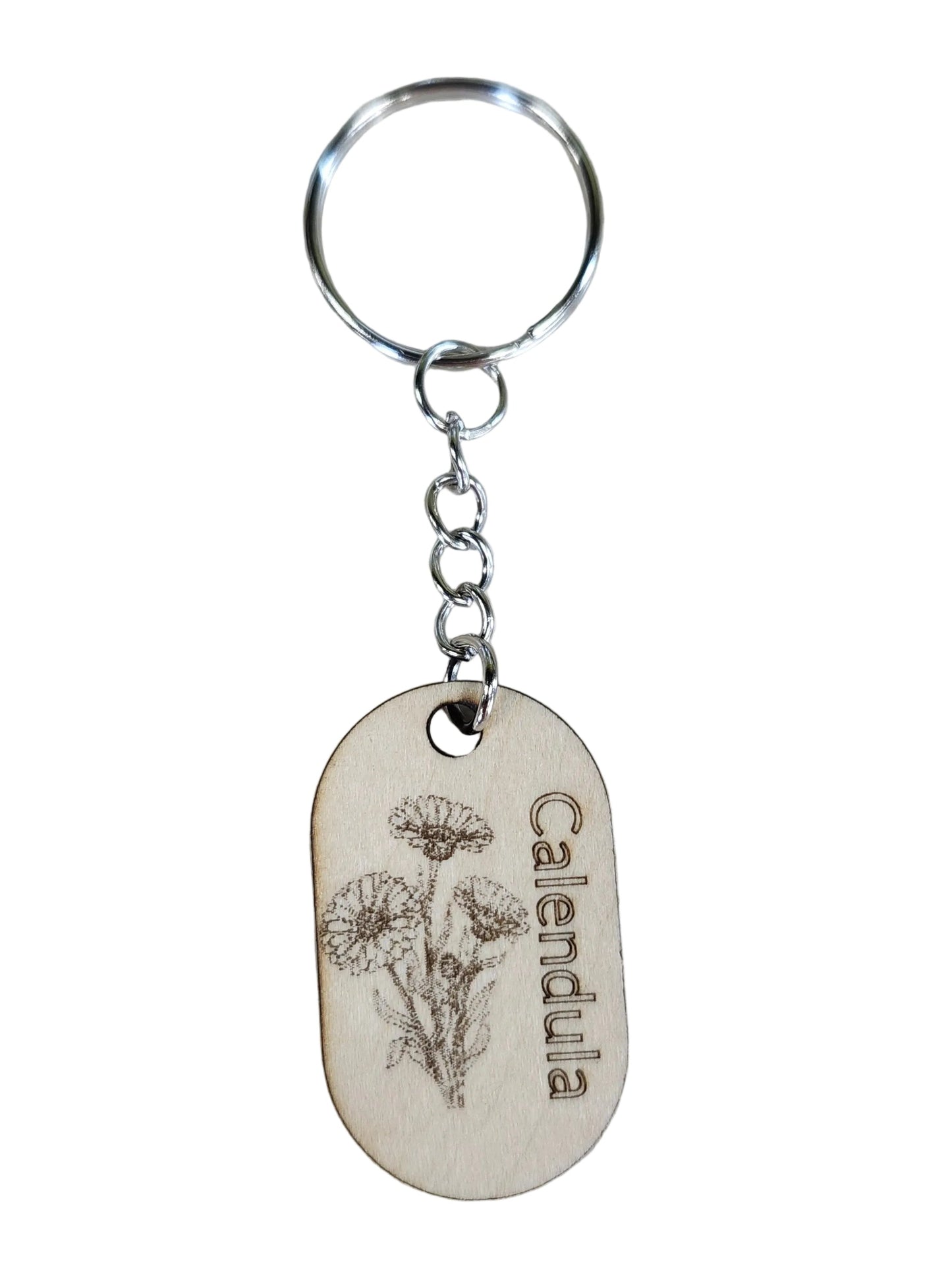 Fine Thymes Wood Keychain
