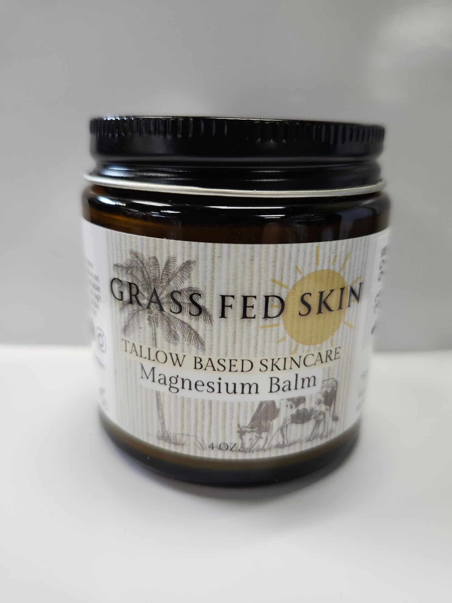 Grass Fed Skin Magnesium Balm 4oz