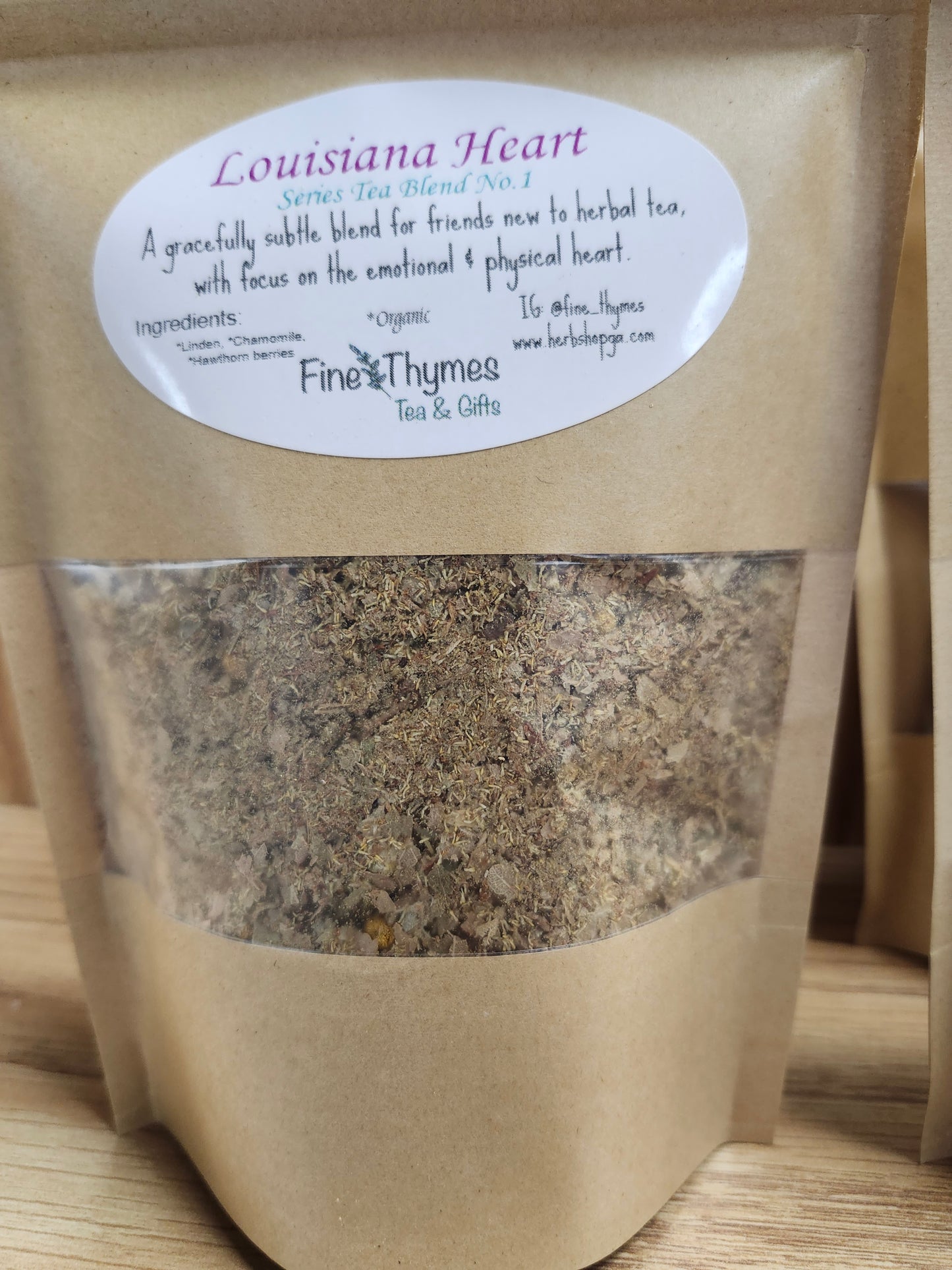 Fine Thymes Louisiana Heart Tea series no. 1