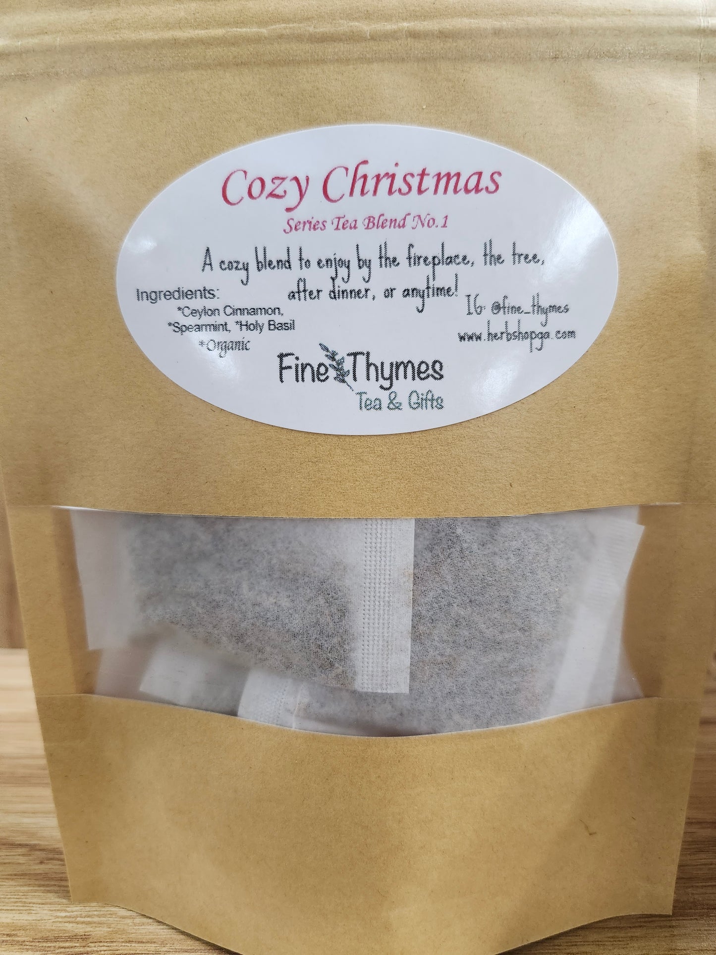 Fine Thymes Cozy Christmas Tea Series No. 1