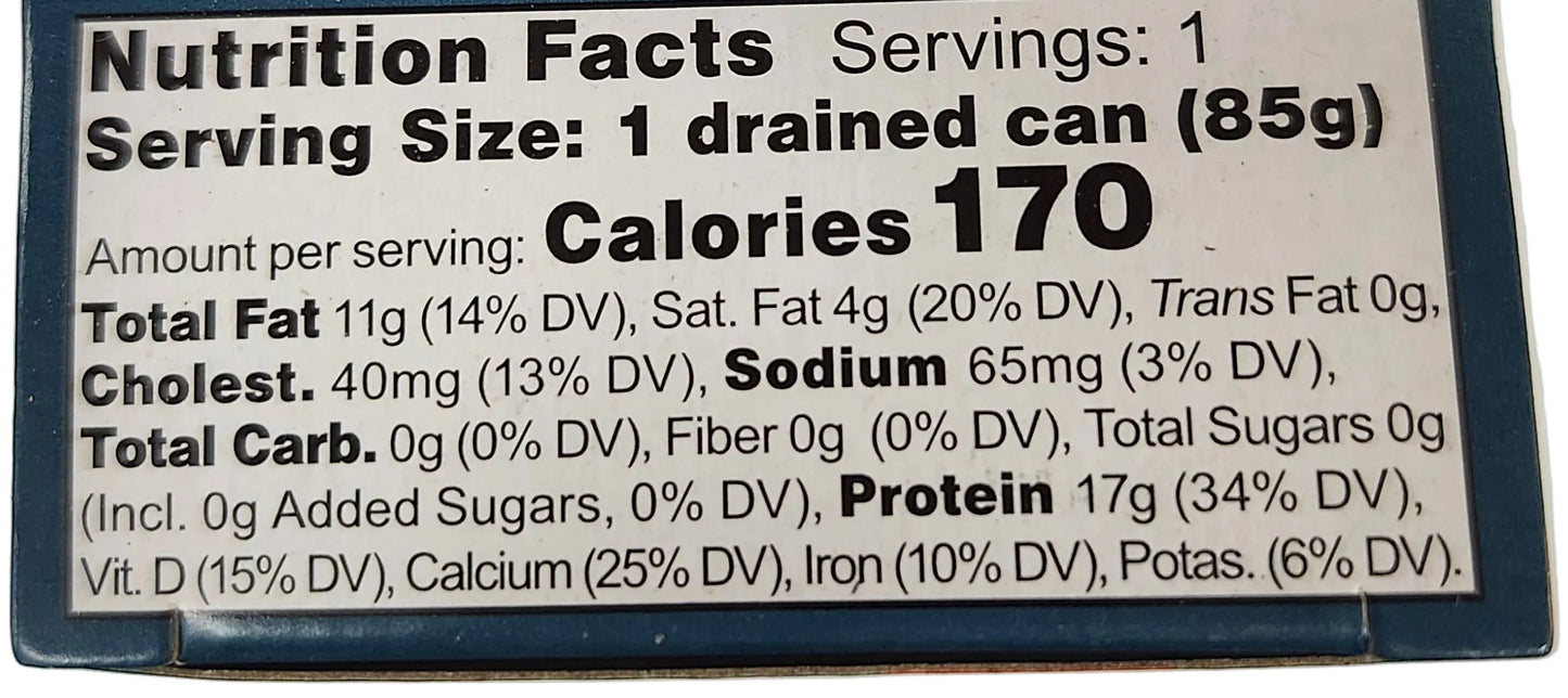 Wild Planet Wild Sardines in water (no salt added) 4.4oz