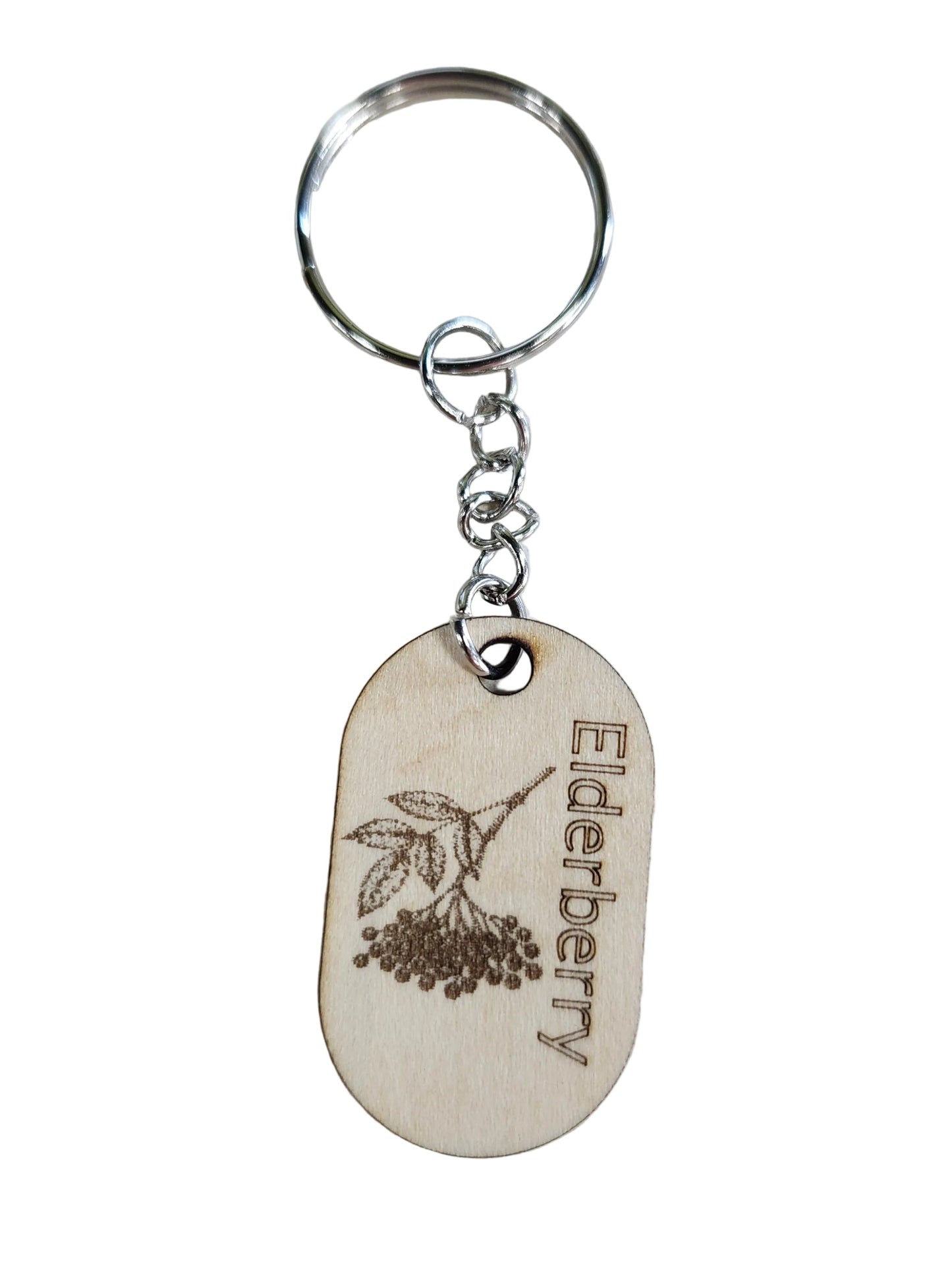 Fine Thymes Wood Keychain