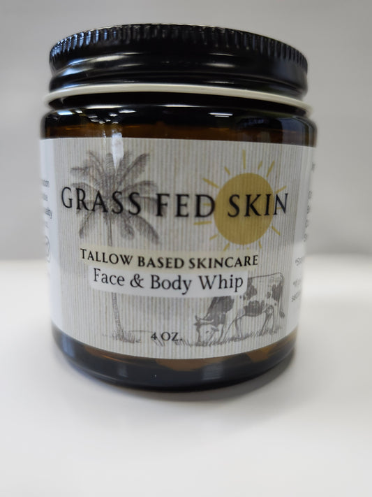 Grass Fed Skin Face & Body Whip 4oz