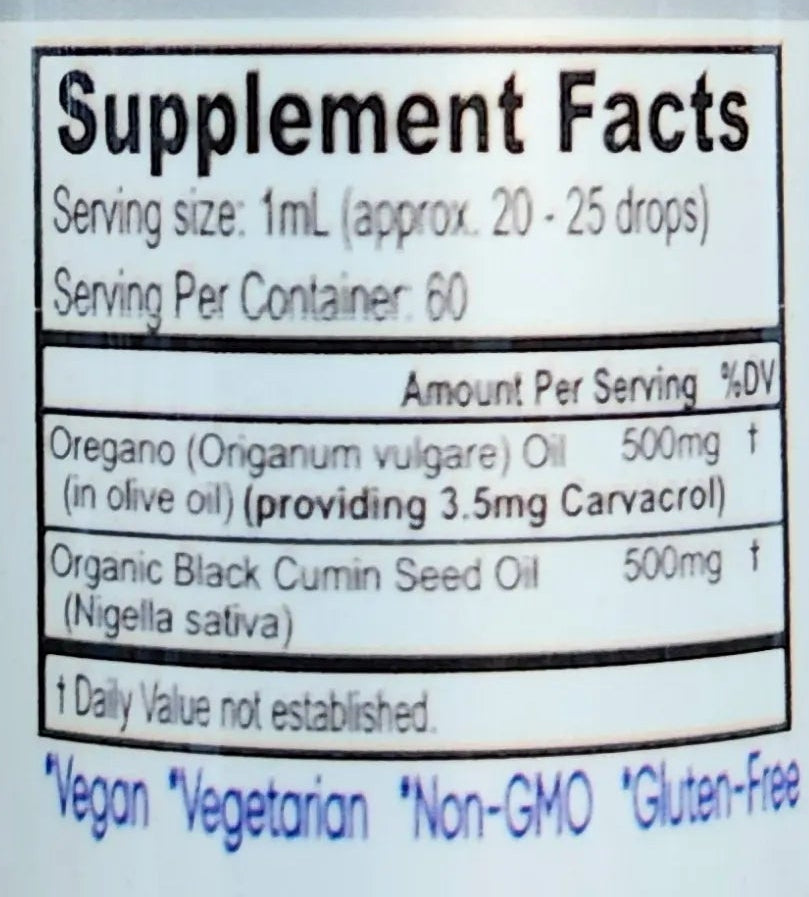 Regal blackseed oregano liquid 2oz