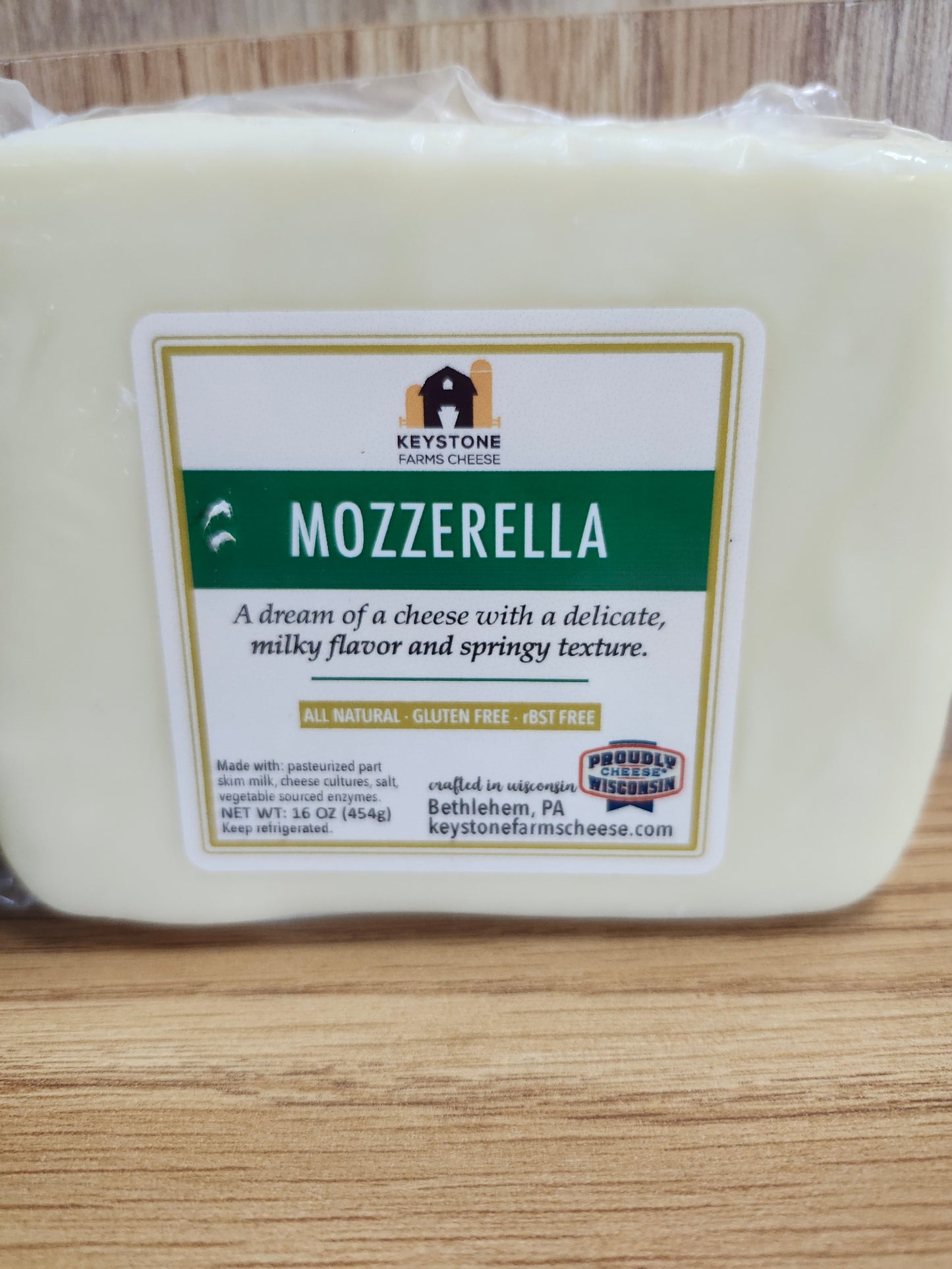 Keystone Farms Cheese Mozzarella 16oz