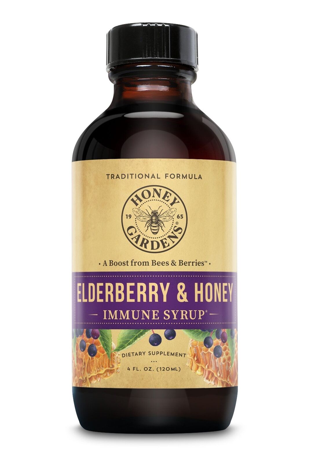 Honey Gardens Elderberry & Honey Syrup