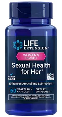 Life Extension Sexual Health for Her (60 Veg Caps)