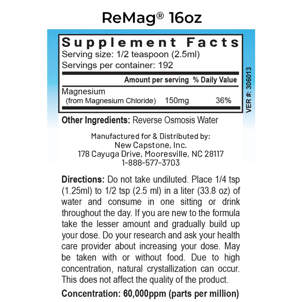 RnA ReSet ReMag® | Picometer Magnesium for Cellular Energy 16 fl oz