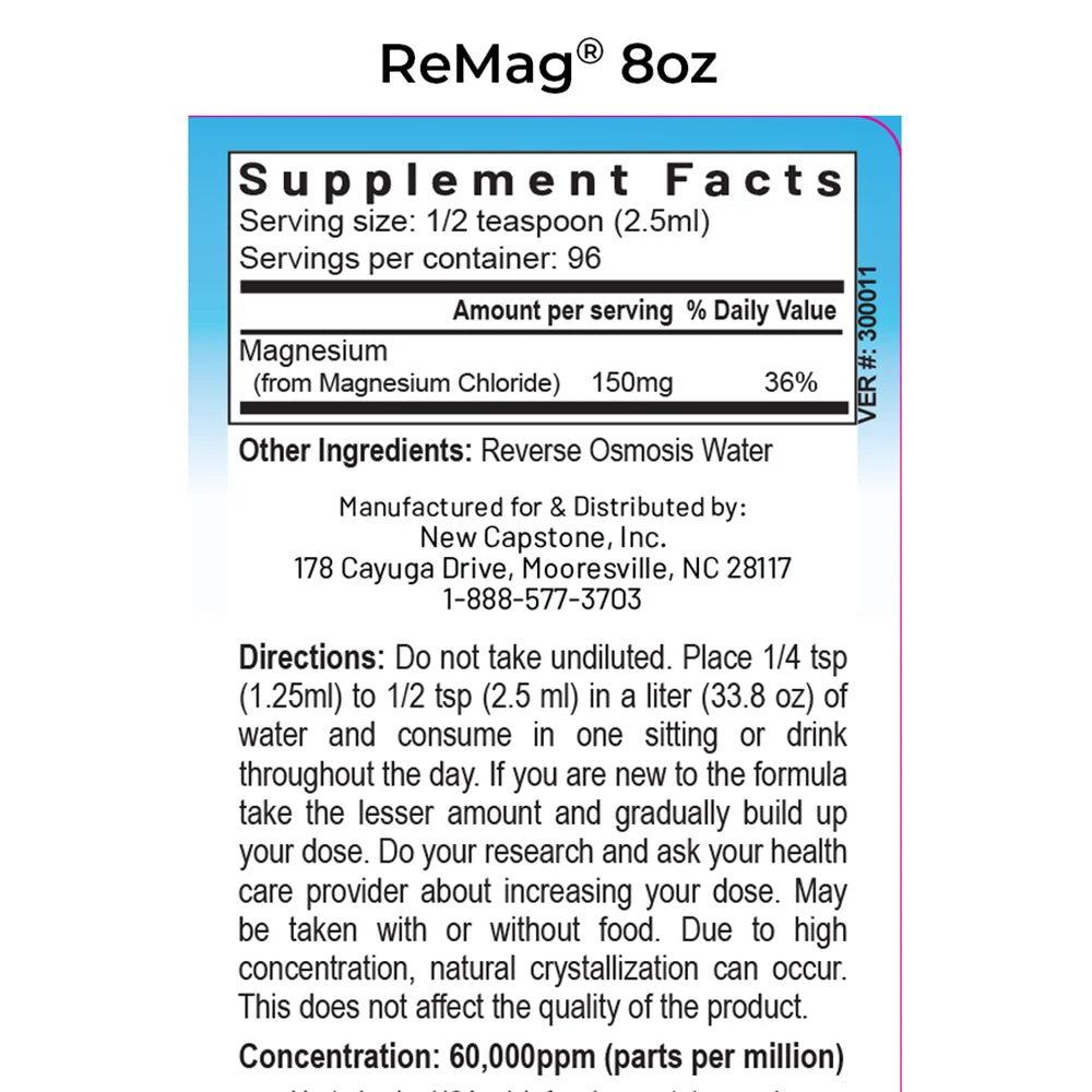 RnA ReSet ReMag® | Picometer Magnesium for Cellular Energy 8 fl oz