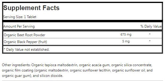 Vitalabs Organic Beet Root Tablets