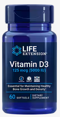 Life Extension Vitamin D3 125 mcg (5000 IU)