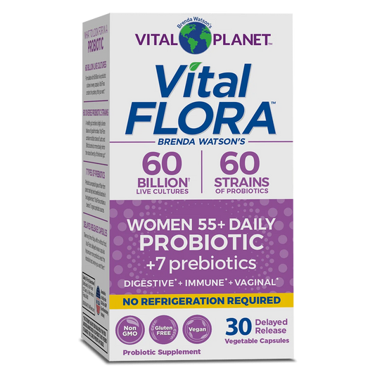 Vital Flora Women 55+ Daily Probiotic (Shelf Stable)